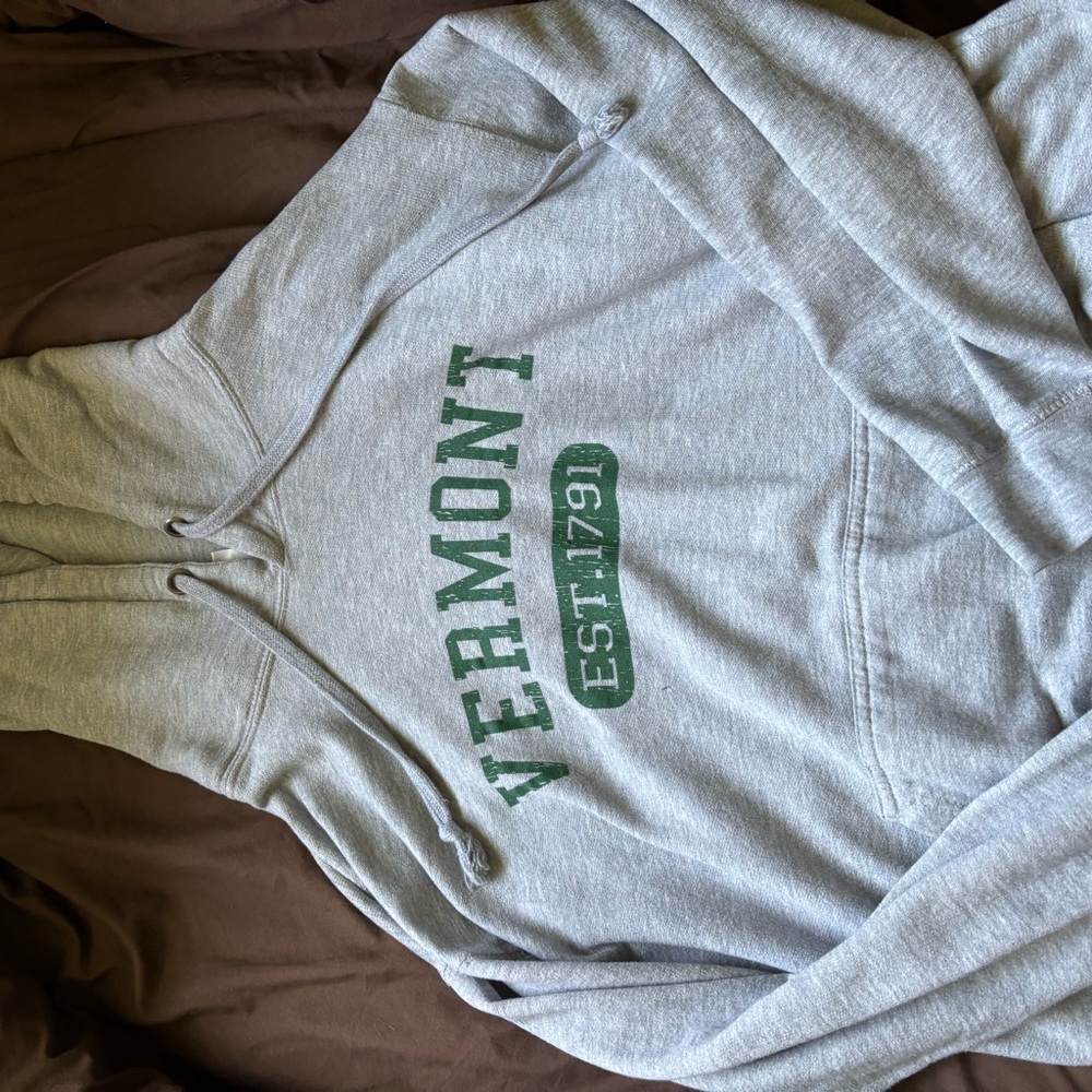 Gray Vermont Hoodie